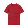 Unisex Jersey Tee Supporting Personal Liberty -Red color